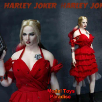Nine Craftsmen J-004 1/6 Women Soldier Harley Quinn Anti Hero Joker Female Clothes Set Fit 12'' Action Figure Body