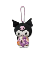 พวงกุญแจตุ๊กตา Ball Chain Kimono Kuromi 8 ซม. หลากสี