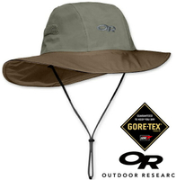 【【蘋果戶外】】Outdoor Research OR243505 807 GTX 大盤帽 卡其/棕 KHAKI/JAVA Gore-tex 圓盤帽子 100%防水 排汗 保暖防風 OR82130