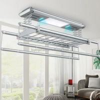 Clothes Line Electric Drying Rack Ceiling Mounted Clothes Dryer Automatic Hanger