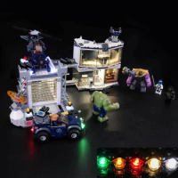 USB Light Kit for LEGO Avengers Base Duel Building Set 76131 Blocks Model -(NOT INCLUDE THE MODEL)