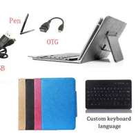 Smart Bluetooth Keyboard Case Cover for Lenovo TAB 4 Tab4 8 Plus TB-8704F TB-8704N TB-8704V Tablet Keyboard Magnetic Shell + Pen