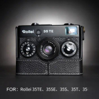 Design for Rollei 35S 35TE 35SE 35T camera Handmade Genuine Leather Camera case Half Bag Camera Bodysuit