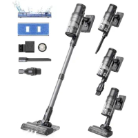 Proscenic Vacuum Cleaners for Home, P11 Mopping 35Kpa Cordless Vacuum Cleaner and Mop Combo with Touch Screen, Electric Brooms