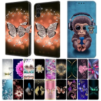 For Samsung Galaxy A04S A13 A14 A22 A23 A32 A33 A34 A51 A52 A52S A53 A54 Fashion Painted Wallet Flip Leather Case Stand Cover