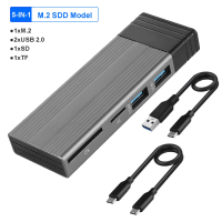 M.2 SSD HUB Dock Station USB HUB with Disk Storage Function USB Type C to HDMI-Compatible Laptop For