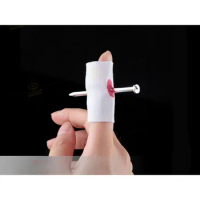 Penetrate Fingers Nails Funny Prank Stress Relief Toys Novel Scary Trick Toys Look Real Easy-to-learn Street Magic Props