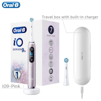 Oral-B iO Series 9 Electric Toothbrush 7 Clean Modes Smart Clean Teeth Visible Pressure Sensor Rechargeable Toothbrush