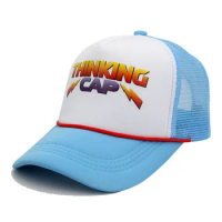 Thinking Cap Dustin Cosplay Cap Hat Mesh Baseball Cap Adjustable Costume Hats Trucker Hat