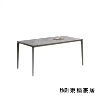 【H&amp;D 東稻家居】鋁合金岩板餐桌(TKHT-07193)