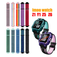 สําหรับ imoo นาฬิกาโทรศัพท์ Z7 X10 Z6 Z1 Y1 Z3 Z5 สายรัดไนลอนสําหรับเด็กสมาร์ทนาฬิกาเปลี่ยนสายรัดข้อ