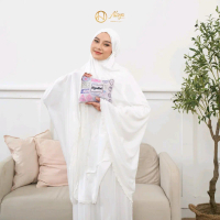 Mukena Premium Silk MP Mocca (Mukena Dewasa 2 in 1) Alisya by Olive Polos