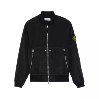 Stone Island Bomber Nylon Jacket Black