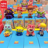 Miniso Disney Cartoon Mysterious Surprise Box Figure Anime Toy Story Blind Box Lotso Alien Buzz Lightyear Candy Model Doll Toy
