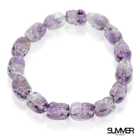 【SUMMER 寶石】紫水晶貔貅手鍊隨機出貨(開運招財)