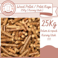 Wood Pellet / Pelet Kayu / Wood Pelet / Pellet Kayu Alami 25Kg - Cream