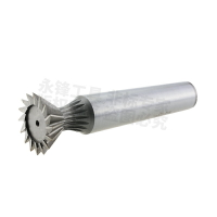 永鋒工具廠家直銷HSS高速鋼錐柄燕尾槽銑刀45度60度接受定制