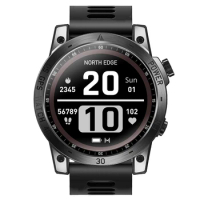 NORTH EDGE Model CrossFit3 Indoor Outdoor Exercises 24H Health Management GPS sports Smart watch for men with strava connection