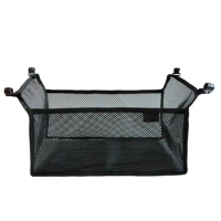 Outdoor Folding Net Bag Under Table Storage Bag Desk Box Tripod Mesh Basket for Camping Table Rack Bag