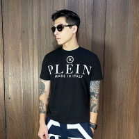美國百分百【全新真品】Philipp Plein 短袖 棉質 T恤 歐洲精品 PP 上衣 LOGO 短T CS81