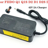 42V 2A Original Charger for FIIDO Q1 Q1S D2 D1 D2S D11 Electric Bicycle Battery Charger Spare Parts