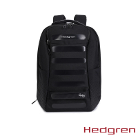 【Hedgren】COMBY SS系列 RFID防盜 L Size 15.6吋 雙格層 附雨套 後背包(黑色)