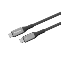 【Philips 飛利浦】Thunderbolt 4 C to C 240W PD超高速傳輸充電線100cm(DLC4587C)