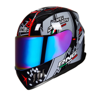 RNG品牌摩托車頭盔雙鏡片機車頭盔電動車頭盔支持定制出口跨境