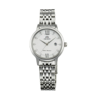 ORIENT 東方錶 官方授權 時尚石英女錶 鋼帶款-白色-28mm(SSZ45003W)