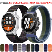 New 20mm 22mm Sports Nylon Strap Band For COROS PACE 2/ APEX Pro Watchband For COROS APEX 2/2 Pro/46mm/42mm Bracelet Watchbelt