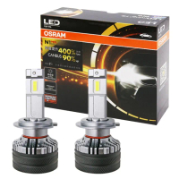 【Osram 歐司朗】N1 PRO系列加亮400% H7 / 2入 汽車LED大燈 6000K(公司貨《買就送 OSRAM修容組》)