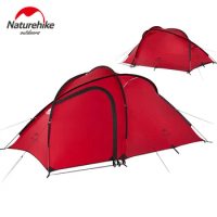 Naturehike Camping Tent Hiby 3-4 Person Ultralight Waterproof Hiking Tent Family Travel Portable Outdoor Camping Tent