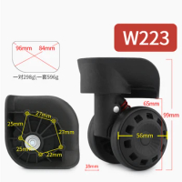 Luggage universal wheel accessorie wheel aviation luggage pulley aircraft mute wheel reinforcement 22/24 inch replacement repair