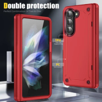 For Samsung Z Fold 5 5G Anti-Fall Mobile Phone Case for Samsung Galaxy Z Fold 5 Fold5 Dual Layer Protection Hinge Folding Bag