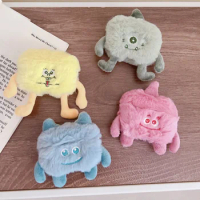 Disney Cartoon Plush Furry Protective Earphone Case For Airpods Pro 2 For Airpods 1 2 3 Pro Bluetooth Headphone Soft Cover