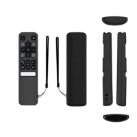 Silicone TV Remote Control Cover Dustproof Shockproof Protective Case Sleeve Compatible For TCL RC802V FNR1 FMR1