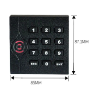 KR202E/M Access Control Id Card Reader Swipe Password Keyboard Reader Access Control Reader Card Reader 86 Boxes Of Wiegand