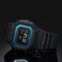 【CASIO 卡西歐】G-SHOCK 太陽能電波校時藍牙電子錶 情人節 禮物(GW-B5600-2/速)