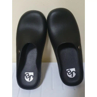 รองเท้าแตะผู้ชายแบบสวมเปิดส้น jelly bunny สีดำ size 42