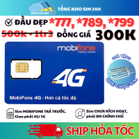 Sim Mobifone Số Đẹp Đồng Giá 300k Đầu *777, *789, *799 Dễ Nhớ, Đuôi Đẹp [Sim chưa kích hoạt, Phải ĐK