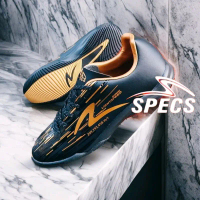 Specs Sepatu Futsal Hitam Gold Original Ls Reborn Unisex Remaja Dewasa Bahan Sintetis Piu Sol Karet 