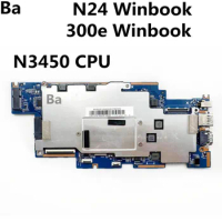 For Lenovo N24 Winbook 300e Winbook Laptop Motherboard with N3450 CPU 4G RAM 128GB SSD Test OK