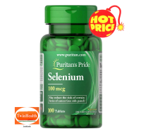 Puritan's Pride Selenium 100 mcg / 100 Tablets As the Picture One