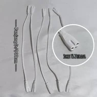 Kabel Penghubung Soket T5 2 Lubang Panjang 30cm – Kabel Sambungan Lampu LED T5