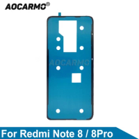 Aocarmo Back Cover Adhesive Rear Housing Back Door Sticker For Redmi Note 8 Pro / Note8
