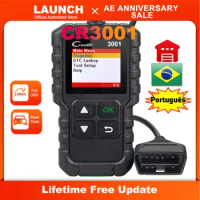 LAUNCH Diagnostic Tools X431 CR3001 Car Full OBD2 Automotive Professional Code Reader Scanner Check Engine Free Update pk ELM327