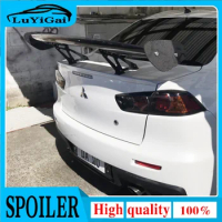 GT Style For Mitsubishi LANCER EVO 2010 to 2014 Exterior Color Rear Wing Trunk Lip Spoiler Decoration