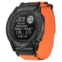 22/26mm Smart Watch For Garmin Instinct 2X Sport Nylon Strap For Forerunner 965 955 S70 Fenix 7 6 5 Bracelet Quick Easyfit Band