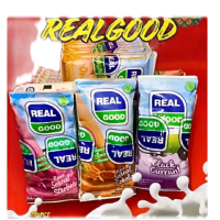 10 pcs Susu Real Good bantal kemasan 50ml berbagai Varian rasa Lezat