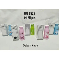 Botol Termos Vakum Cangkir Kartun Lucu Portabel Botol Minum Thermos Mug Kaca Mini Tahan Panas Dingin